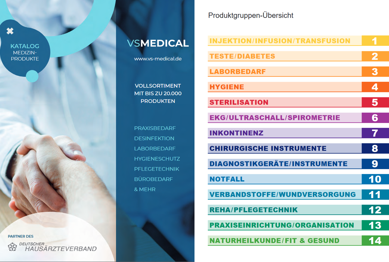 VS MEDICAL Katalog für Medizinprodukte