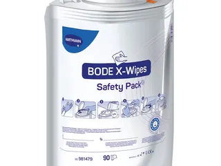 BODE X-Wipes Safety Pack, Einmal-Vliestuchspender (90 Tücher)