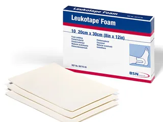 Leukotape Foam Schaumgummi-Polstermaterial, 20 x 30 cm (10 Stck.)