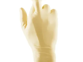 Glovex ultra tex U.-Handschuhe, PF, Latex, mittel, Gr. 7-8 (100 Stck.)