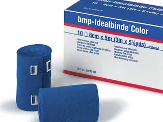 Idealbinde Color 5 m x 6 cm, blau, lose