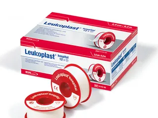 Leukoplast hospital Rollenpflaster, ohne Schutzring, 9,2 m x 1,25 cm, weiß