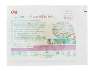 3M Tegaderm Foam Adhesive Schaumverband, rund, m. Kleberand, Ø 13,9 cm (5 Stck.)