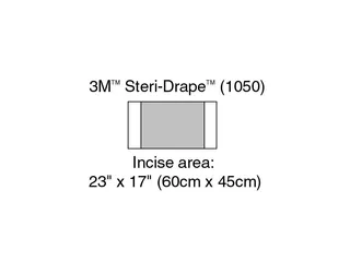 3M Steri-Drape 1 Inzisionsfolien, 45 x 82 cm (10 Stck.)