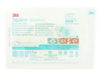 3M Tegaderm Absorbent Acrylverband, oval, 7,6 x 9,5 cm (10 Stck.)