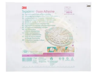 3M Tegaderm Foam Adhesive Schaumverband, oval, m. Kleberand,19 x 22,2cm (5 Stck.)