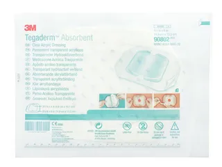 3M Tegaderm Absorbent Acrylverband, quadratisch, 14,9 x 15,2 cm (10 Stck.)