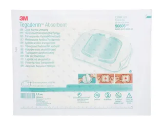 3M Tegaderm Absorbent Acrylverband, quadratisch, 20,0 x 20,3 cm (10 Stck.)