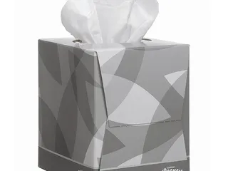 KLEENEX Kosmetiktücher (Würfel-Box), 2-lagig, 20,1 x 21 cm (12 x 88 Bl.)