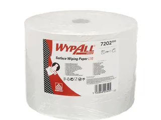 WYPALL Papierwischtücher Großrolle L 10, weiß, 23,5 x 38 cm (1 Rl. à 1000 Bl.)