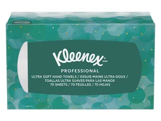 KLEENEX Ultra Soft Pop-Up Handtücher, 1-lagig, weiß, 26 x 22,5cm (18 x 70 Bl.)