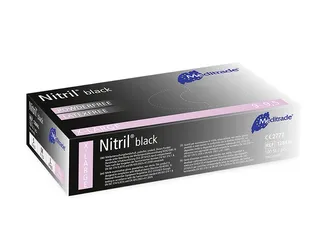 Nitril black U.-Handschuhe, PF, latexfrei, unsteril, Gr. XL (100 Stck.)