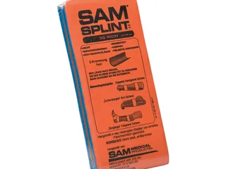 SAM-SPLINT Universalschiene, orange/blau, 11 x 91 cm, gefaltet