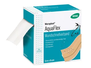 Weroplast AquaFlex Wundschnellverband, 5 m x 6 cm