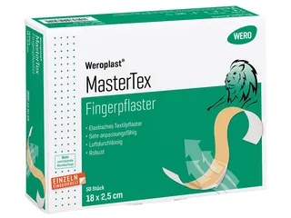 Weroplast MasterTex Fingerpflaster, 18 x 2,5 cm (50 Stck.)