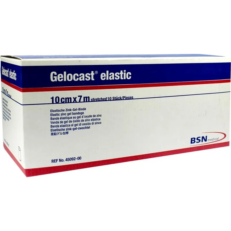 Gelocast elastic Zink-Gel-Binde, 7 m x 10 cm