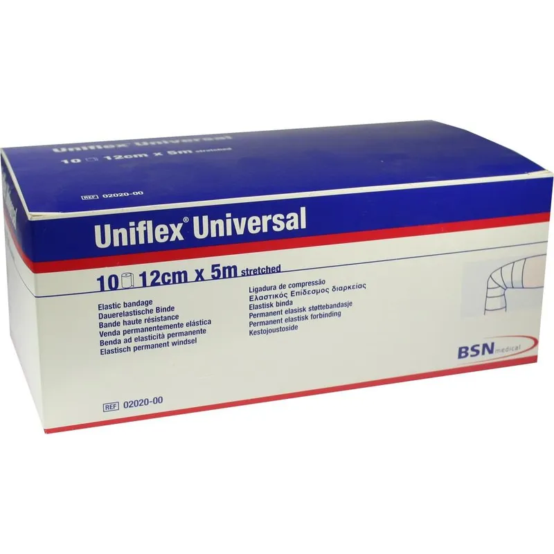 Uniflex Universalbinde, 5 m x 12 cm, weiß