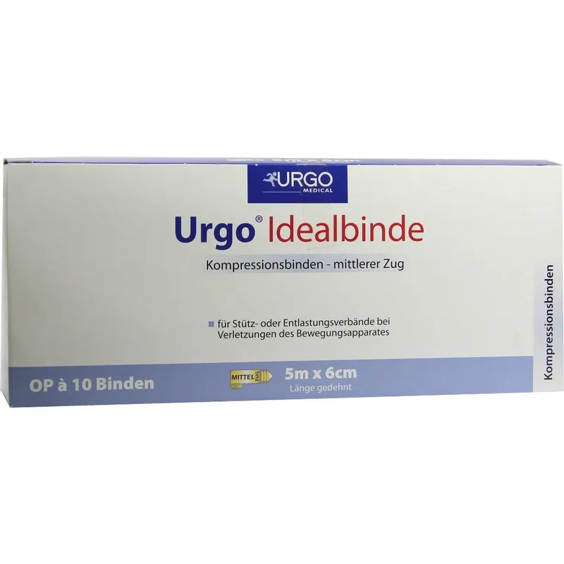 Urgo Idealbinden, weiß, 5 m x 6 cm (10 Stck.)