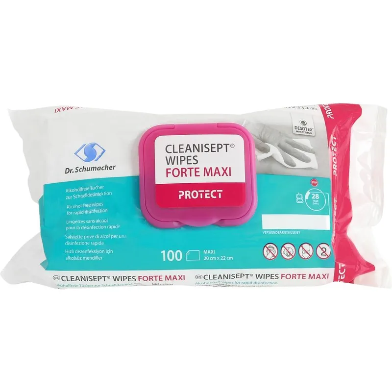 Cleanisept Wipes Forte Maxi, Desinfektionstücher (100 T.)