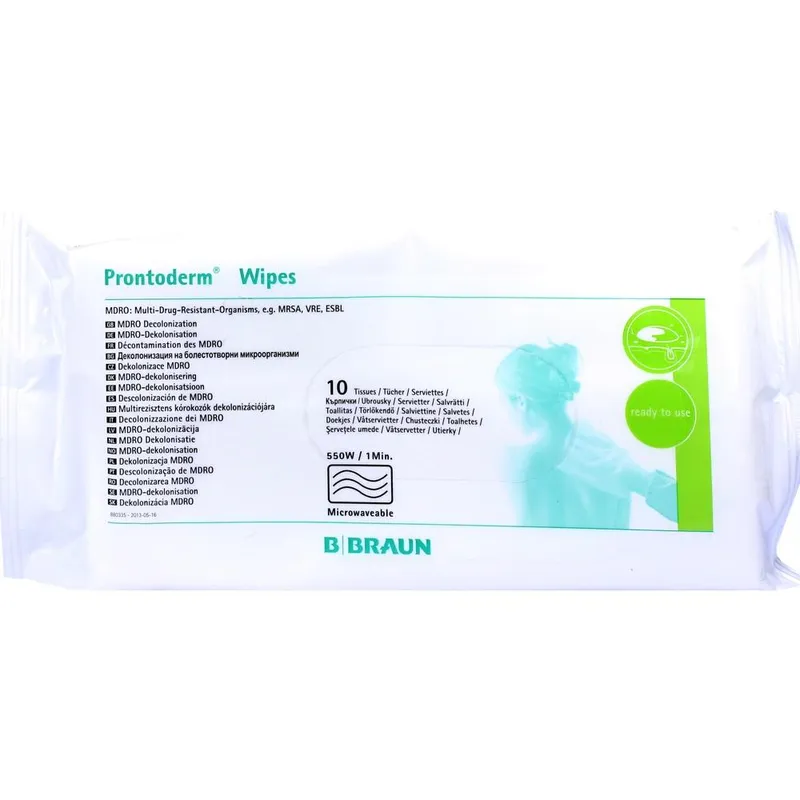 Prontoderm Wipes (10 Stck.), feuchte Einmaltücher zur MRE-