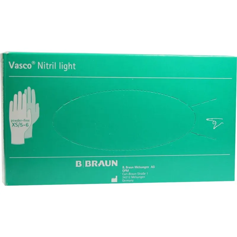 Vasco Nitril light U.-Handschuhe, PF, Gr. XS, unsteril (100 Stck.)