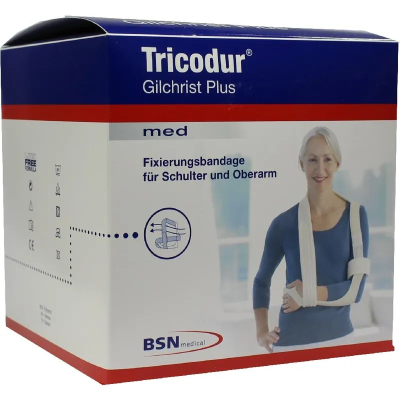 Tricodur Gilchrist plus Spezialbandage, Gr. M, Armlänge 50 - 56 cm, weiß