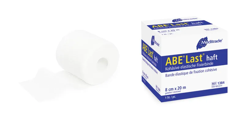 ABE Last® haft hochelastische Fixierbinde, 8 cm x 20 m