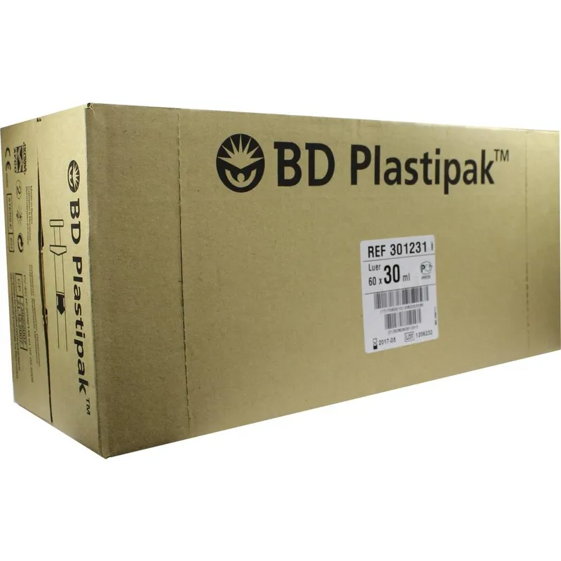 BD Plastipak Einmal-Spritze 30 ml, Luer, exzentrisch