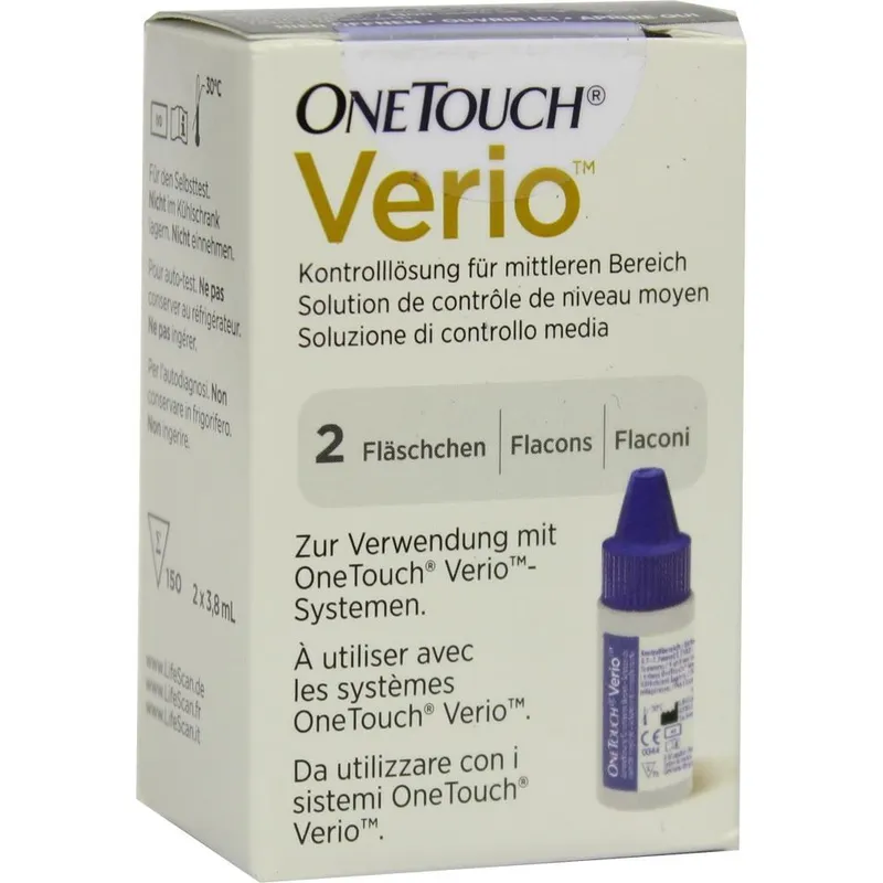 OneTouch Verio Kontroll-Lösung, (2 x 3,8 ml)