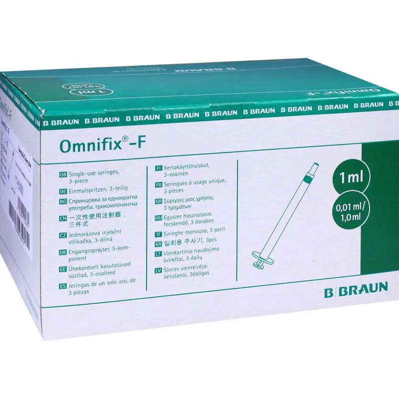 Omnifix F Spritzen 1 ml, ohne Kanüle