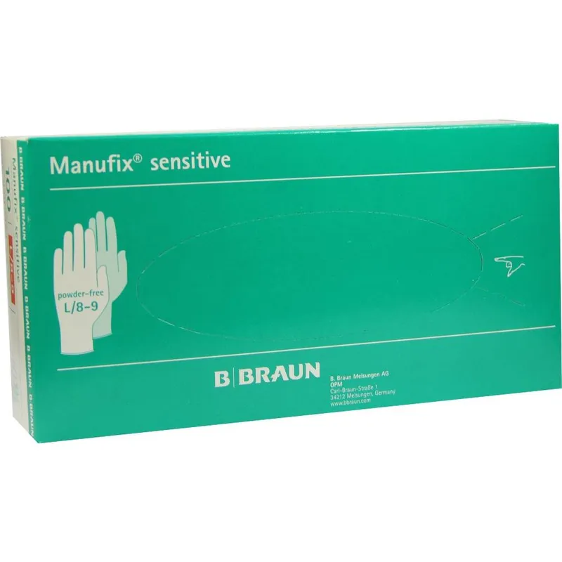 Manufix Sensitive U.-Handschuhe, PF, Latex, groß