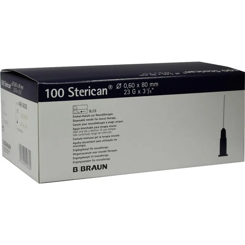 Sterican Sonderkanülen, 0,60 x 80 mm (100 Stck.)