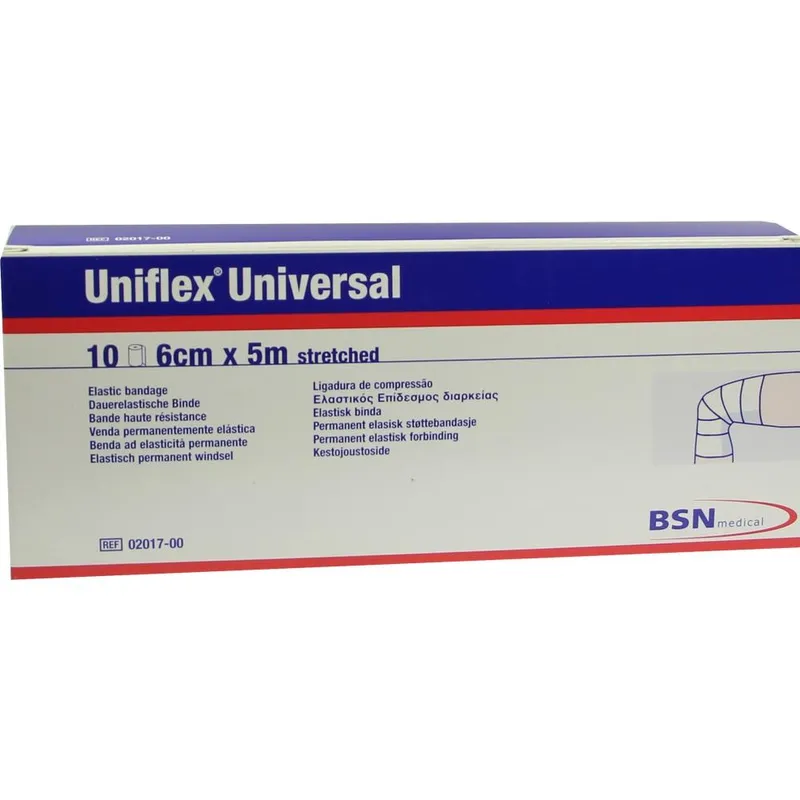 Uniflex Universalbinde, 5 m x 6 cm, weiß