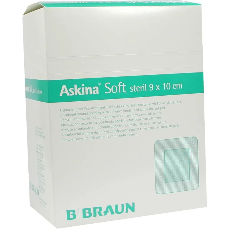 Askina Soft Wundverband steril, 9 x 10 cm (50 Stck.)