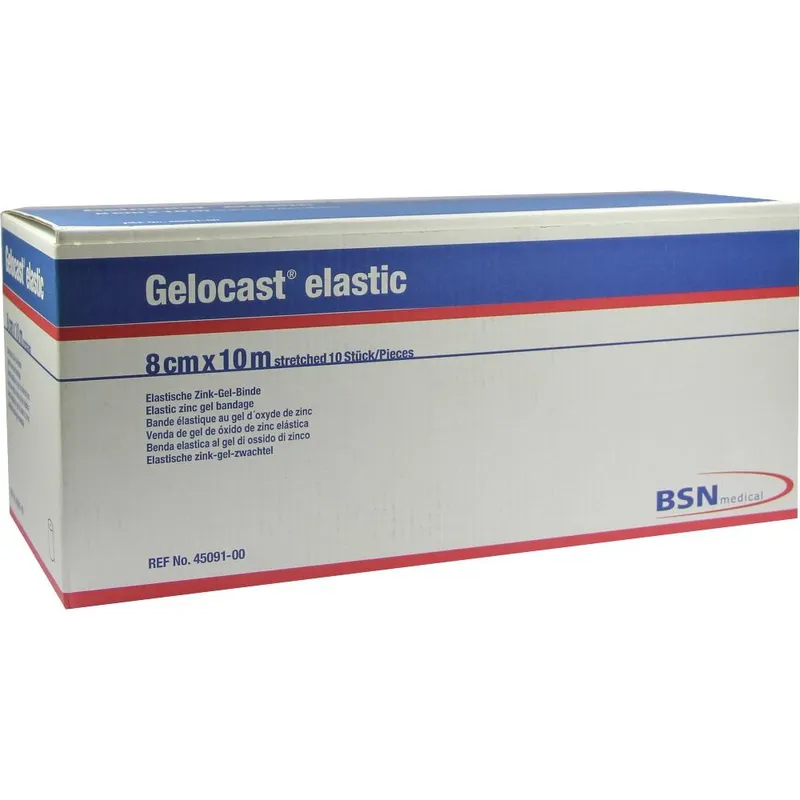 Gelocast elastic Zink-Gel-Binde, 10 m x 8 cm