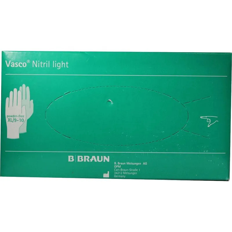 Vasco Nitril light U.-Handschuhe, PF, Gr. XL, unsteril (90 Stck.)