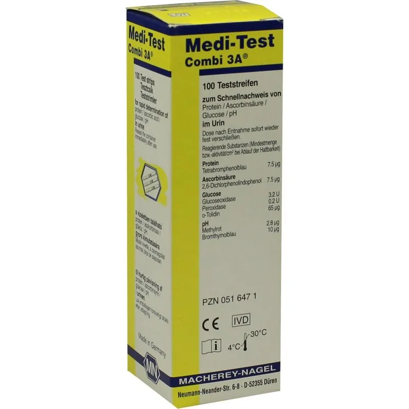 Medi-Test Combi 3 A, Harnteststreifen (100 T.)