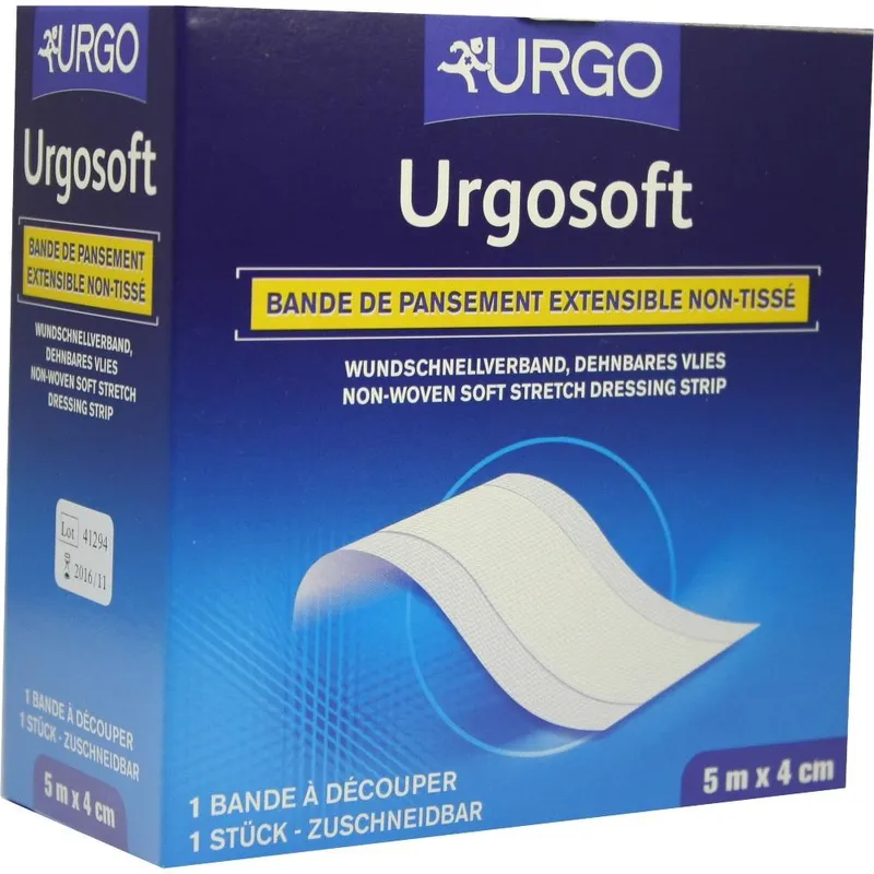 Urgosoft Wundschnellverband, 5 m x 4 cm, weiß