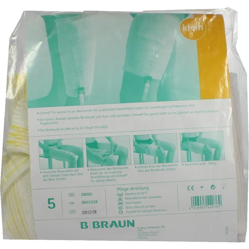 Urimed Fix spezial Beinmanschetten, klein 30 bis 50 cm (5 Stck.)