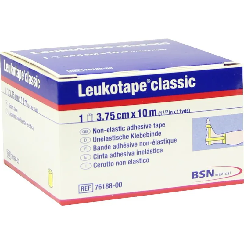 Leukotape classic Klebebinde, 10 m x 3,75 cm, gelb