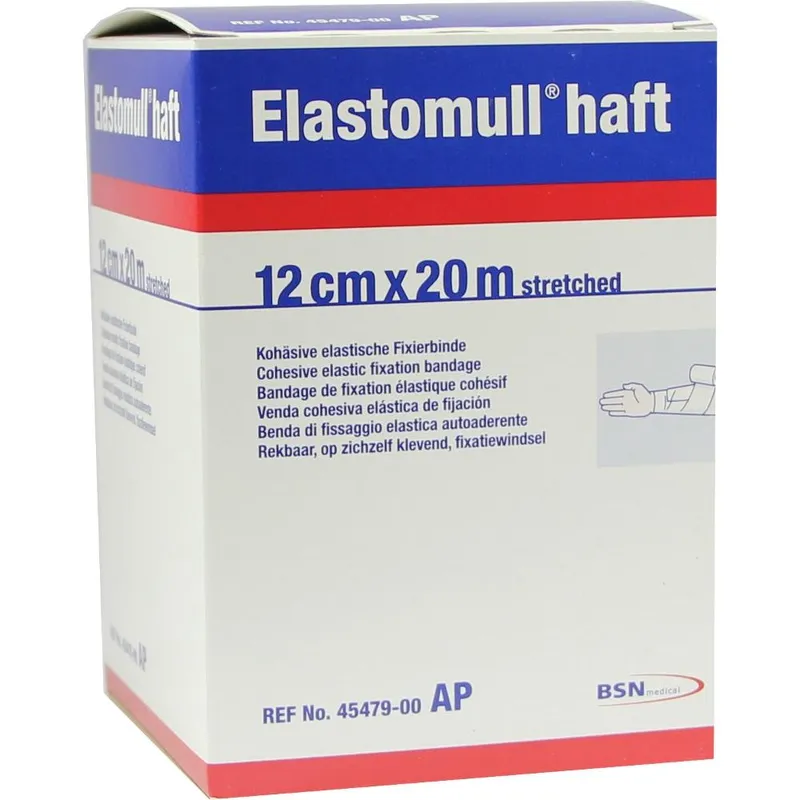 Elastomull haft Fixierbinde,20 m x 12 cm, weiß