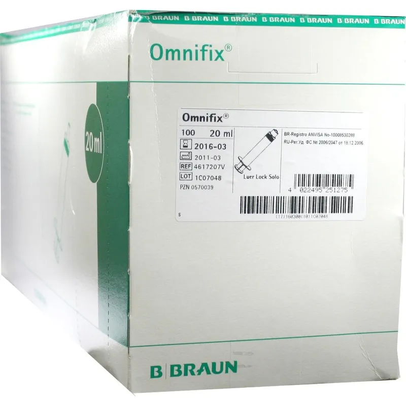 Omnifix Einmal-Spritze 20 ml LL