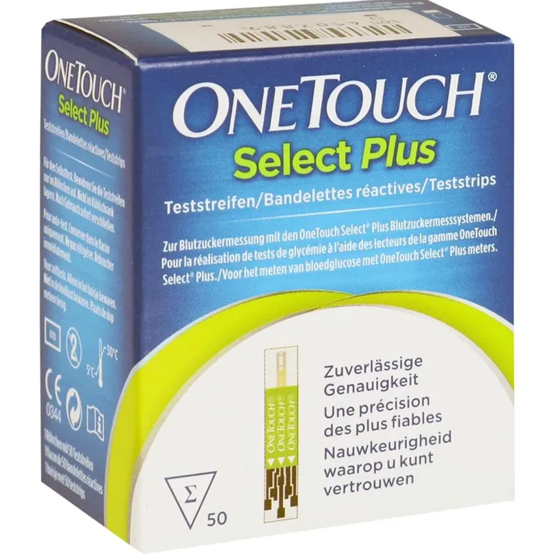 OneTouch Select Plus, Blutzuckerteststreifen (50 T.)