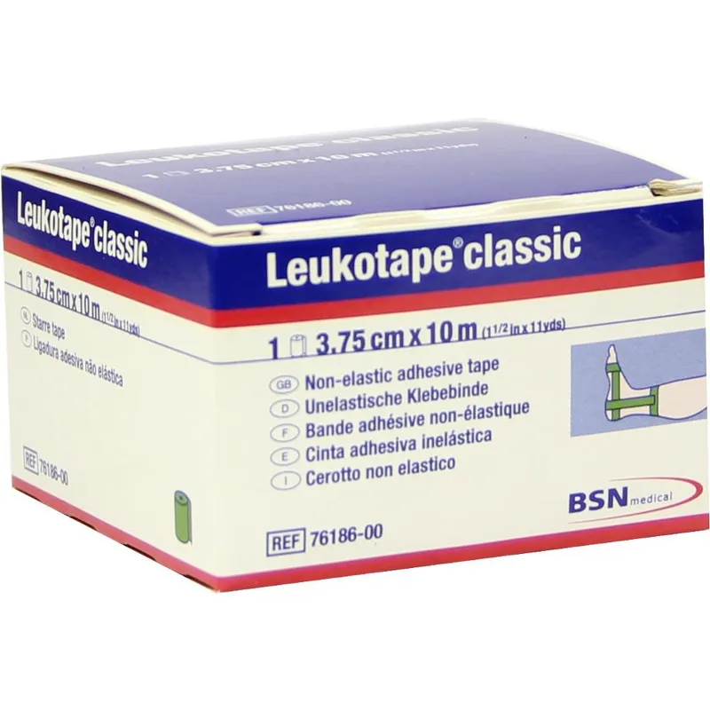 Leukotape classic Klebebinde, 10 m x 3,75 cm, grün