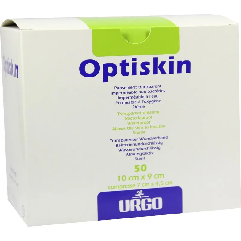 Optiskin Wundverband, steril, 100 x 90 mm (50 Stck.)