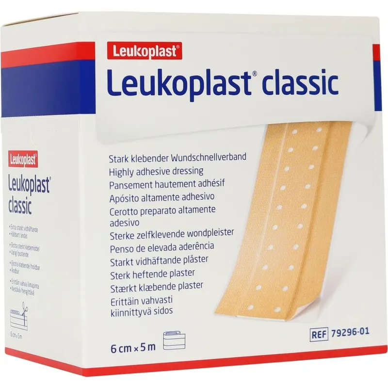 Leukoplast Classic Wundschnellverband, 5 m x 6 cm