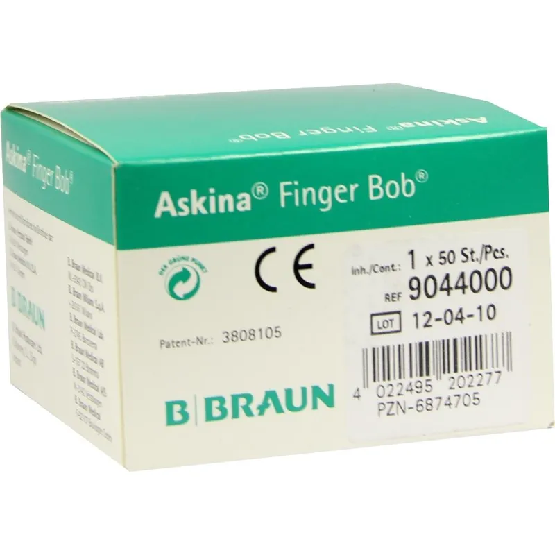 Askina Finger Bob Fingerschnellverband, weiß, 180 mm lang (50 Stck.)