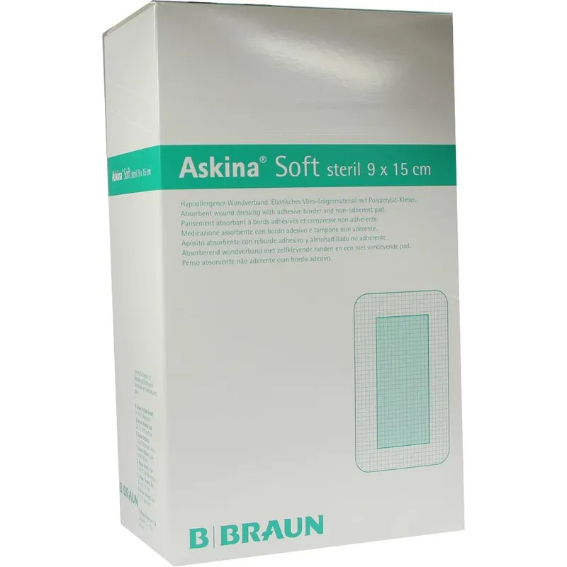 Askina Soft Wundverband steril, 9 x 15 cm (40 Stck.)