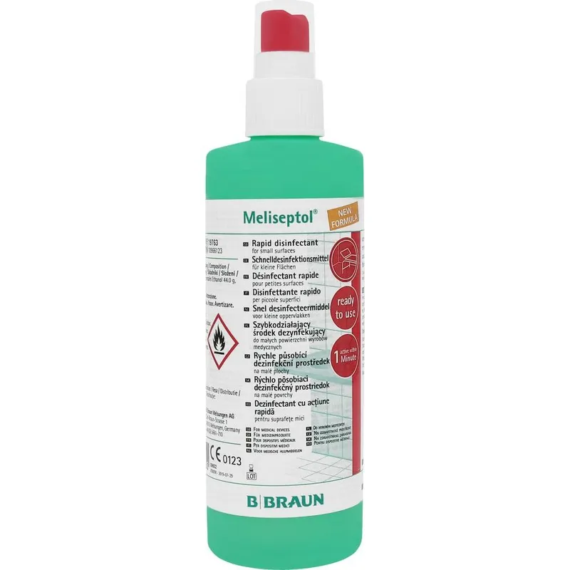 Meliseptol New Formula 250 ml, Sprühflasche Flächenschnelldesinfektion