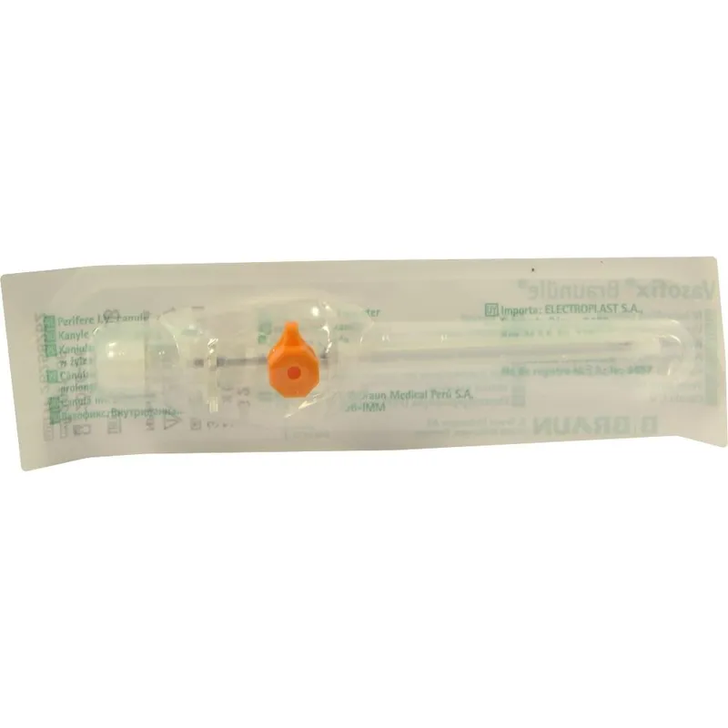 Vasofix Braunüle 14 G, 2,2 mm, orange, 50 mm Stichlänge